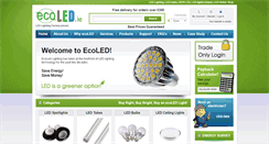 Desktop Screenshot of ecoled.ie